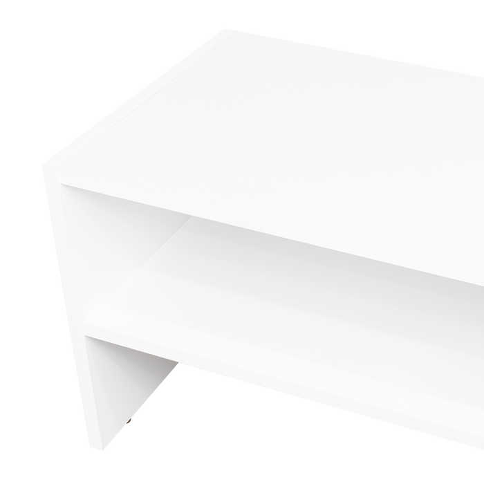 Zapatero Apilable Silap, Blanco Duqueza, con capacidad para 6 pares de zapatos