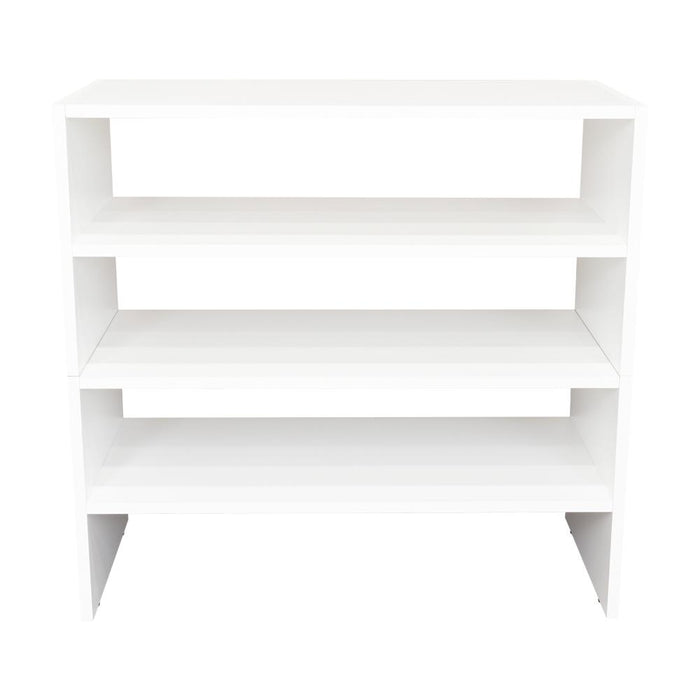 Zapatero Apilable Silap, Kronos Blanco, con capacidad para 6 pares de zapatos ZF