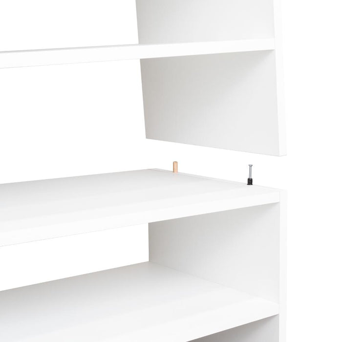 Zapatero Apilable Silap, Kronos Blanco, con capacidad para 6 pares de zapatos ZF