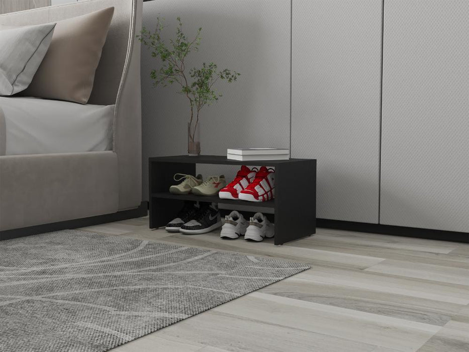 Zapatero Apilable Silap, Wengue, con capacidad para 6 pares de zapatos