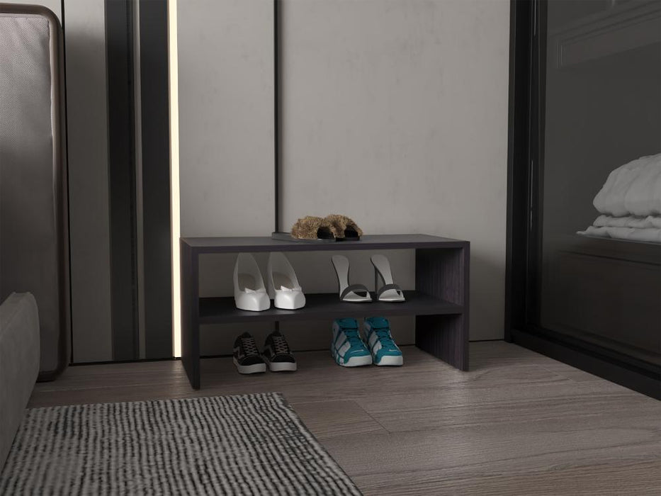 Zapatero Apilable Silap, Kronos Wengue, con capacidad para 6 pares de zapatos ZF