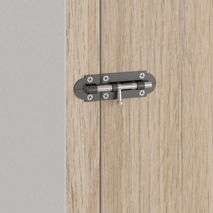 Pasador alemán acero satin niquelado o negro 2 1/2 pulgadas