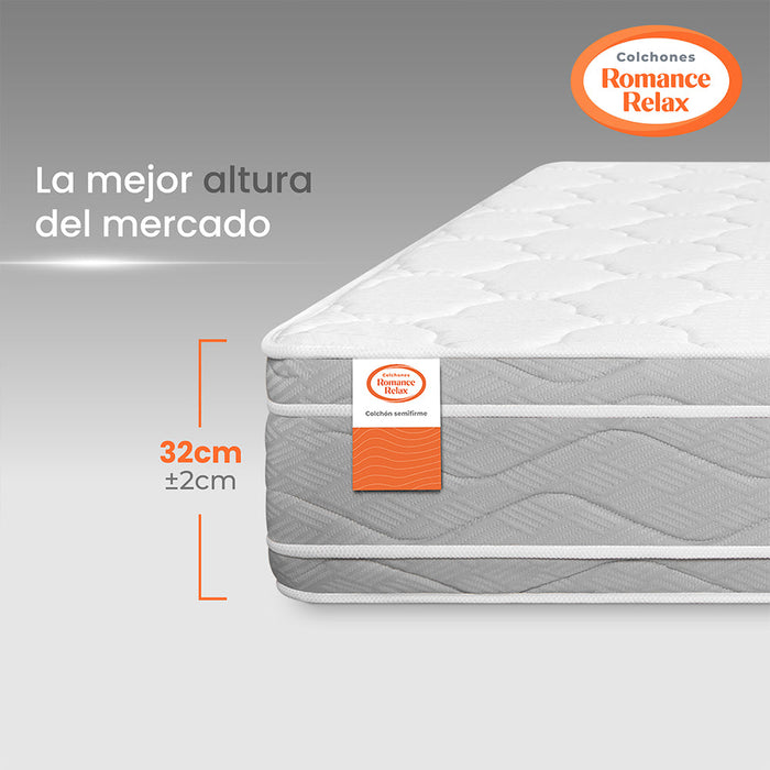 Colchón Rr Dinamic Medio 140X190X32, Doble