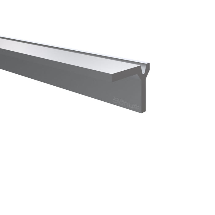 Perfil superior M52 pesado para puertas corredizas de clóset