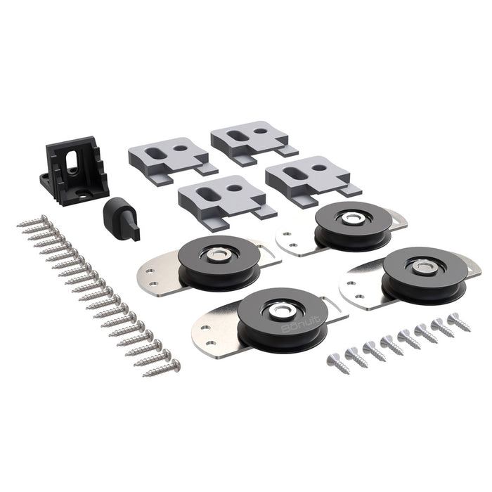 Kit de rodamientos sistema corredizo M52 para puerta de clóset
