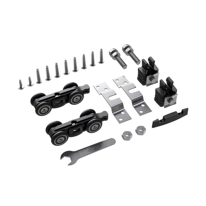 Kit de rodamientos perfil colgante para divisiones de ambientes