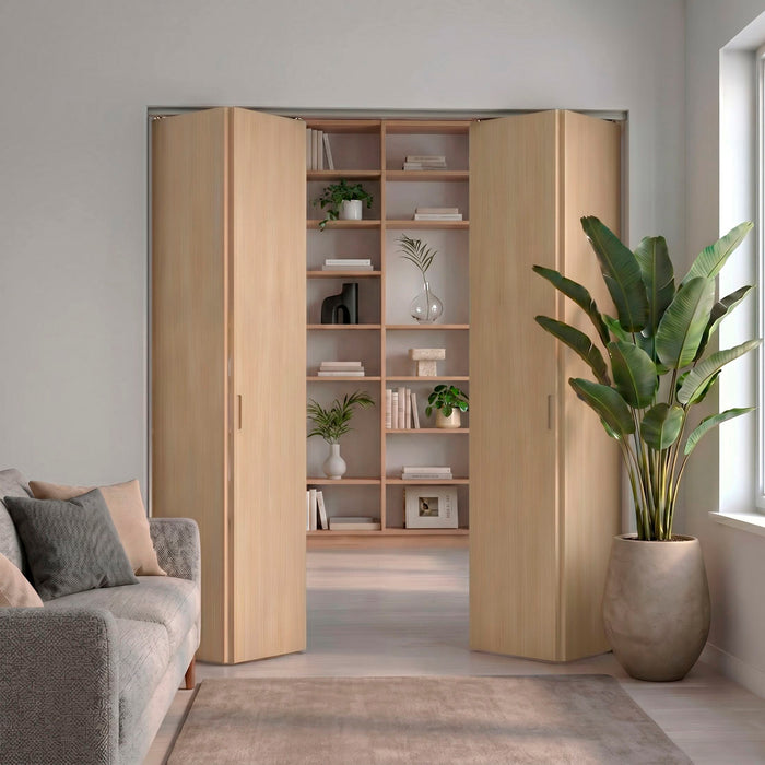 Kit de rodamientos para 2 puertas plegables en divisiones de ambientes interiores