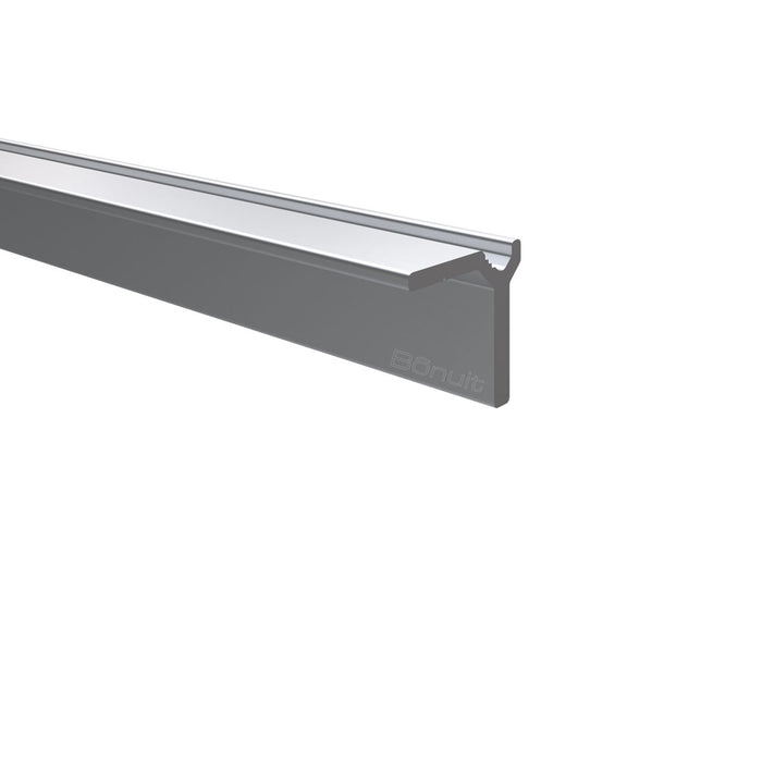 Perfil superior M52 liviano para puertas corredizas de clóset