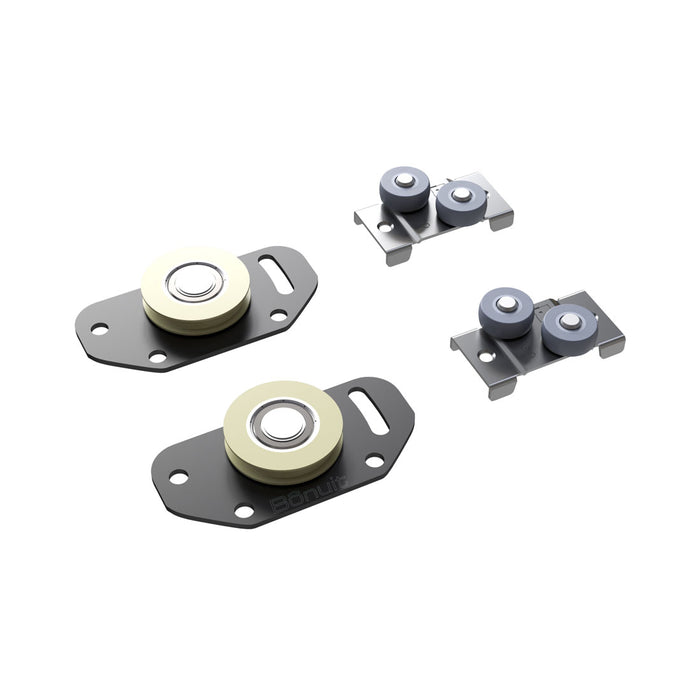 Kit de rodamientos sistema corredizo Cordobesa para puerta de clóset