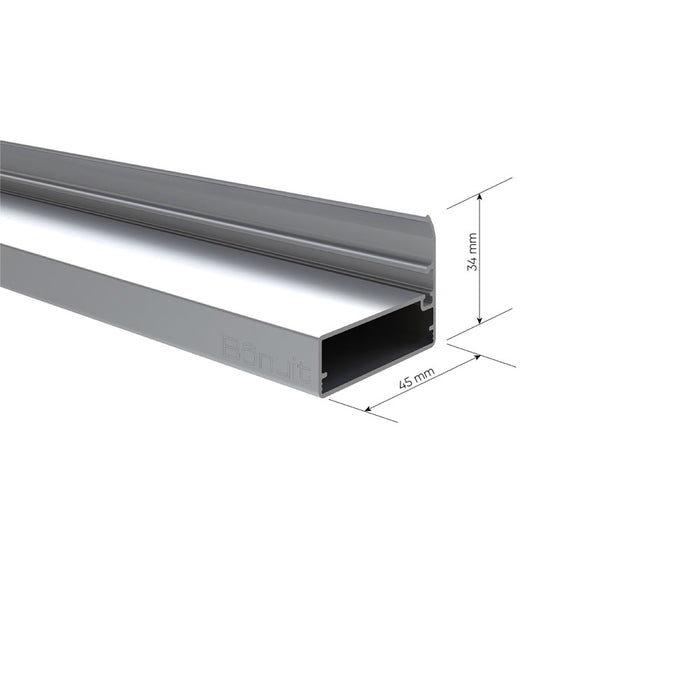 aluminios perfil aluminio peralm83b madecentro 
