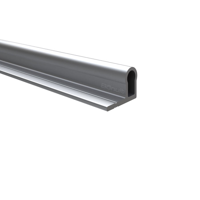 Perfil inferior M52 liviano para puertas corredizas de clóset