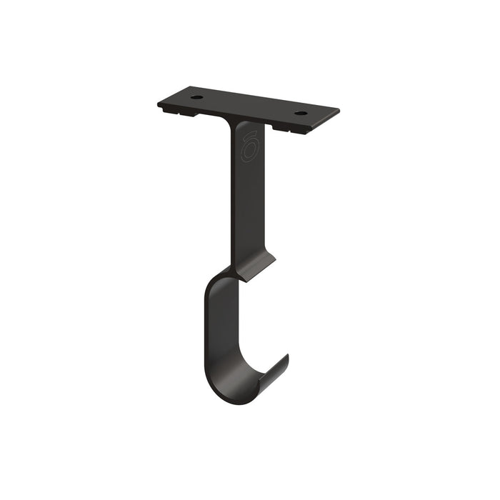 Kit soporte para tubo ovalado negro o anodizado
