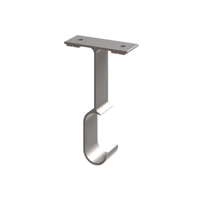 Kit soporte para tubo ovalado negro o anodizado
