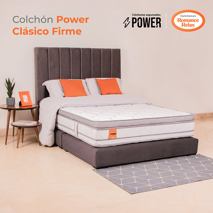 Colchón Power Clasico Firme 140X190X028, Doble