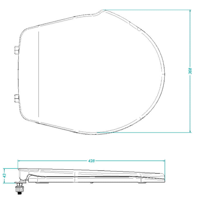 Asiento conforto redondo bone marca corona