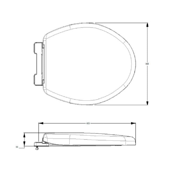Asiento active redondo blanco marca corona