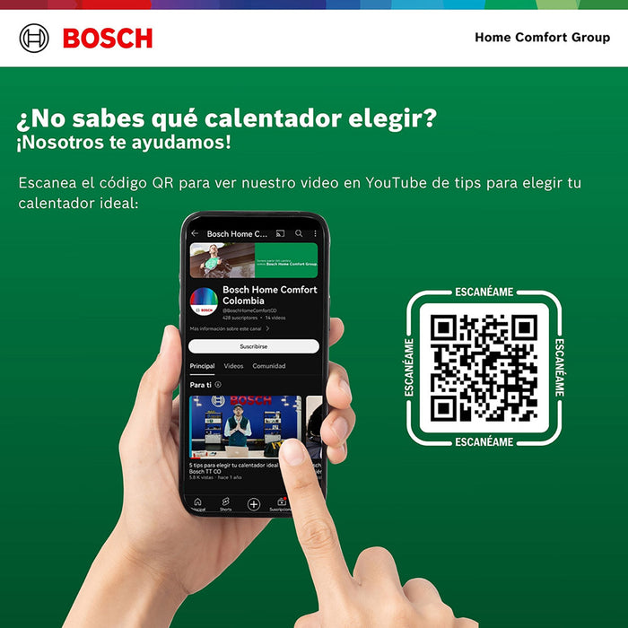 Calentador de agua eléctrico de paso 9,5 kW a 220 V Tronic 3000 C