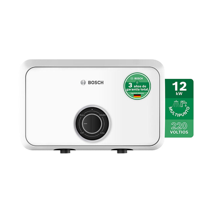 Calentador de agua eléctrico de paso 12 kW a 220 V Tronic 3000 C