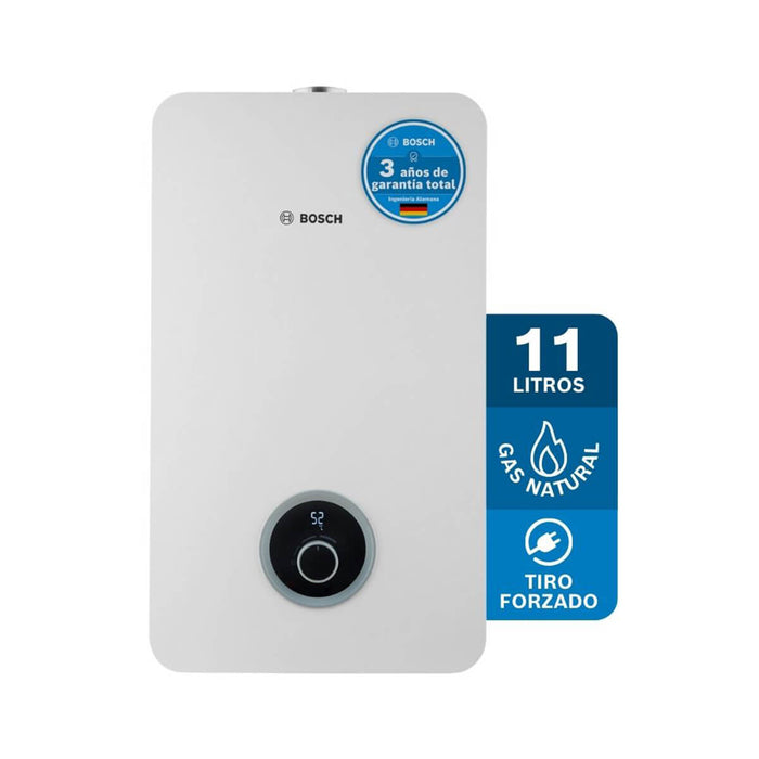 Calentador de agua 11 litros tiro forzado de paso a gas natural Therm 2400 F