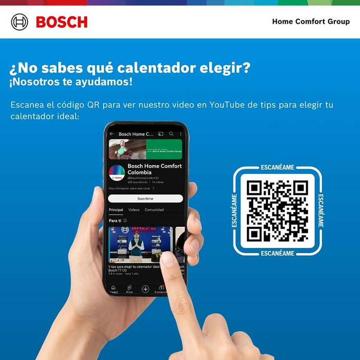 Calentador de agua 6 litros tiro forzado de paso a gas natural Therm 1400 F