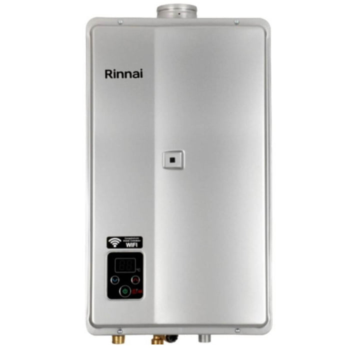 Calentador de paso a gas natural 23 litros marca Rinnai