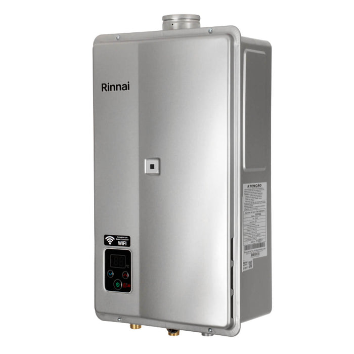 Calentador de paso a gas natural 23 litros marca Rinnai