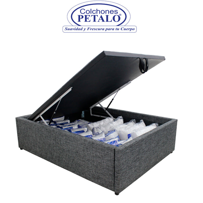 Cama baúl pétalo 120x190 cm