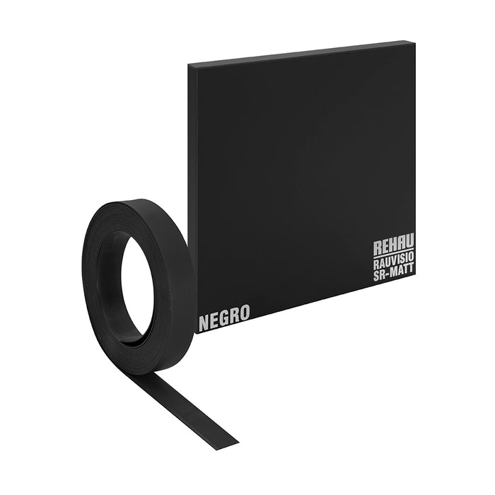 Canto semirigido elegant matt color negro