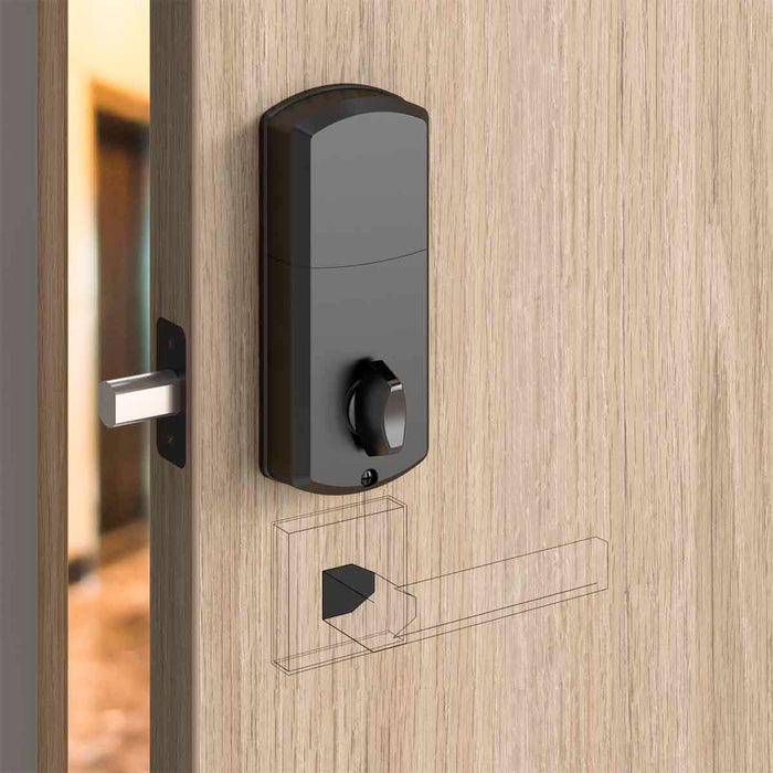 Cerrojo de seguridad digital inteligente para entrada principal con 3 tipos de apertura