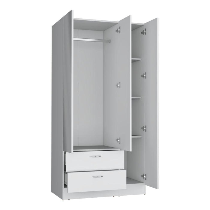 Closet Rivers, Blanco, Con Tubo Para Colgar