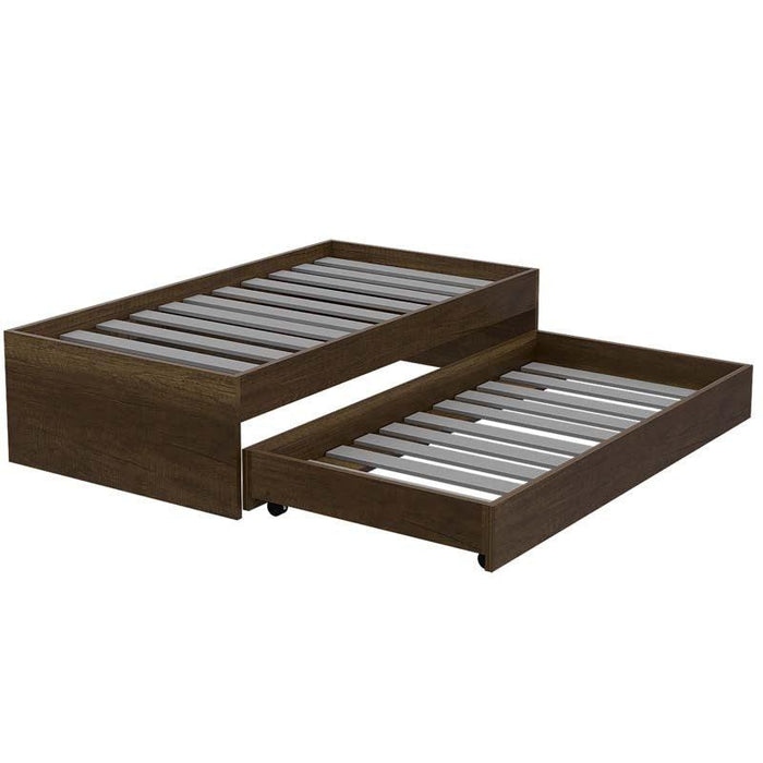 Cama Nido Infantil Ginebra, Cobre, con Tarima Inferior y Rodachines Para Su Fácil Desplazamiento