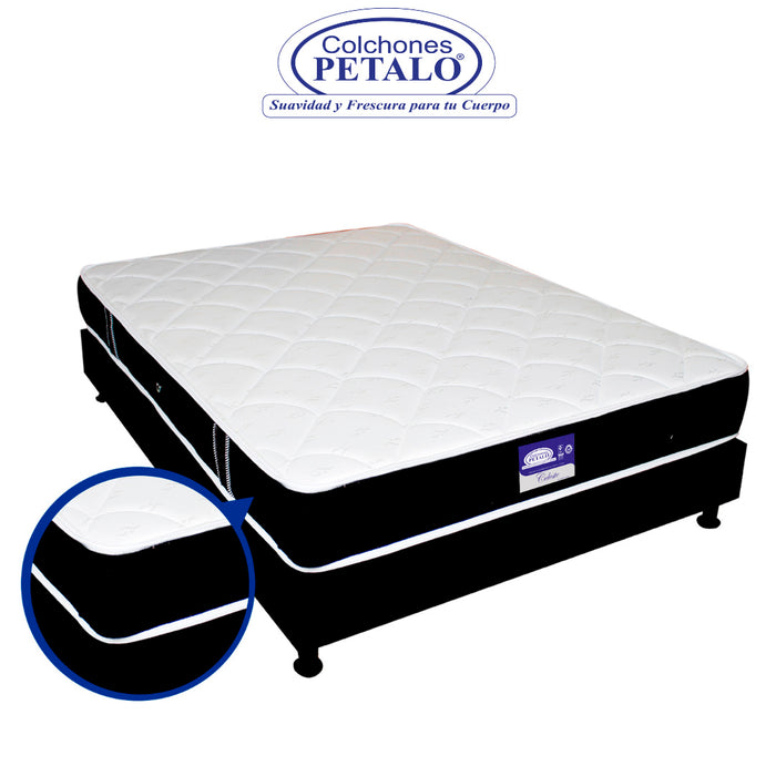 Colchón pétalo celeste 200X200x22 cm