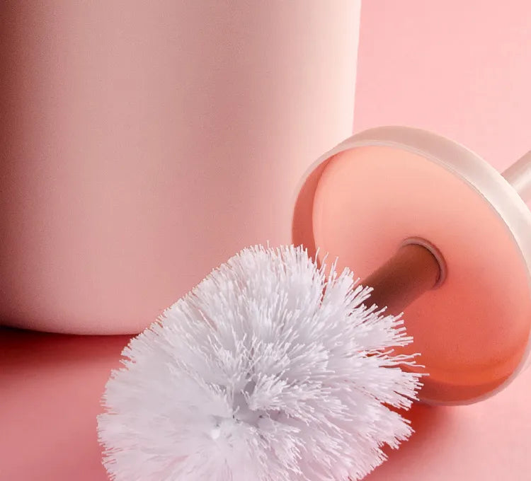 Escoba sanitaria bold color rosa