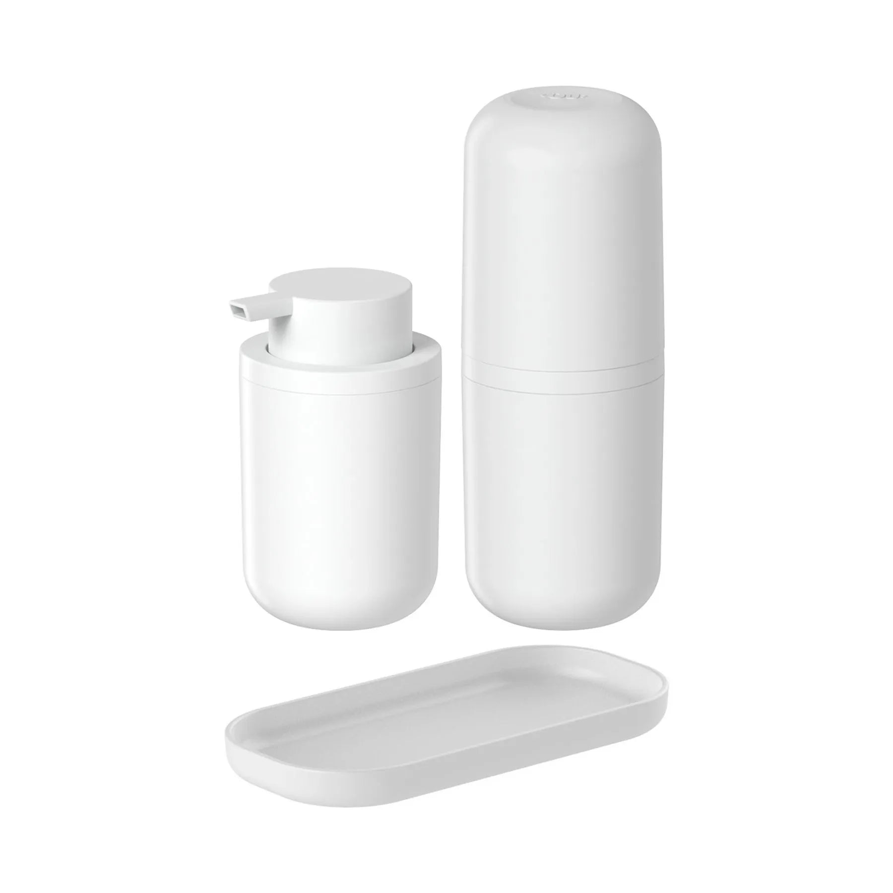 Kit de accesorios para baño 3 piezas color blanco