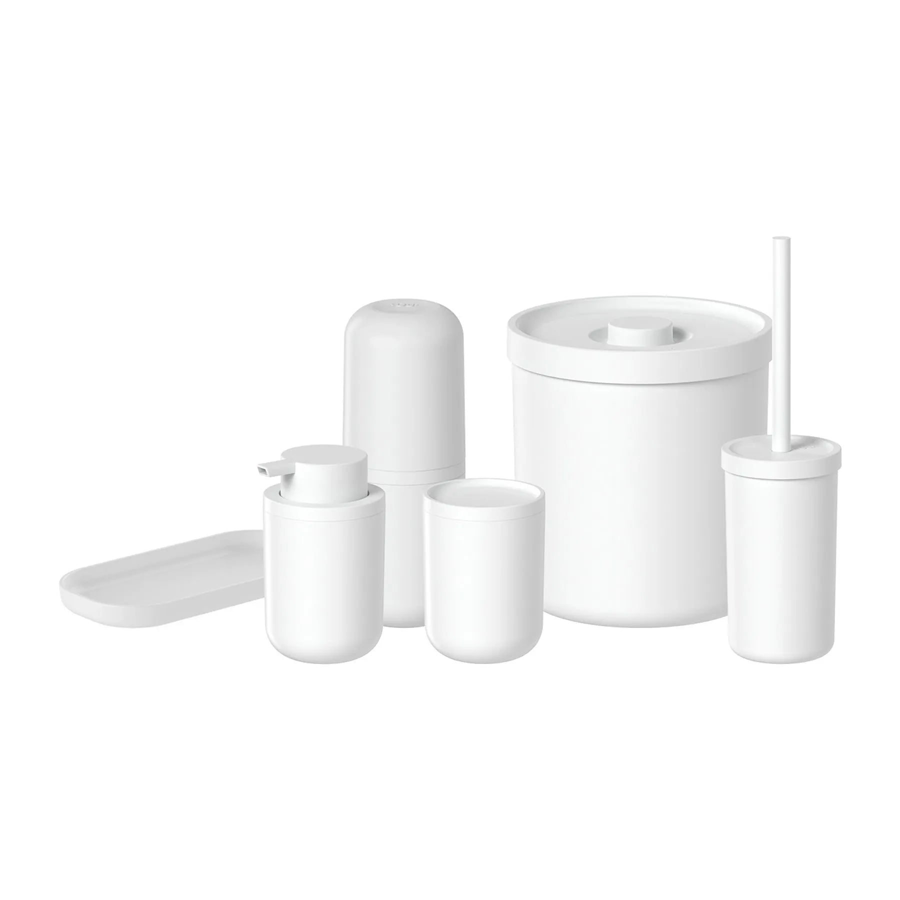 Kit de accesorios para baño bold color blanco