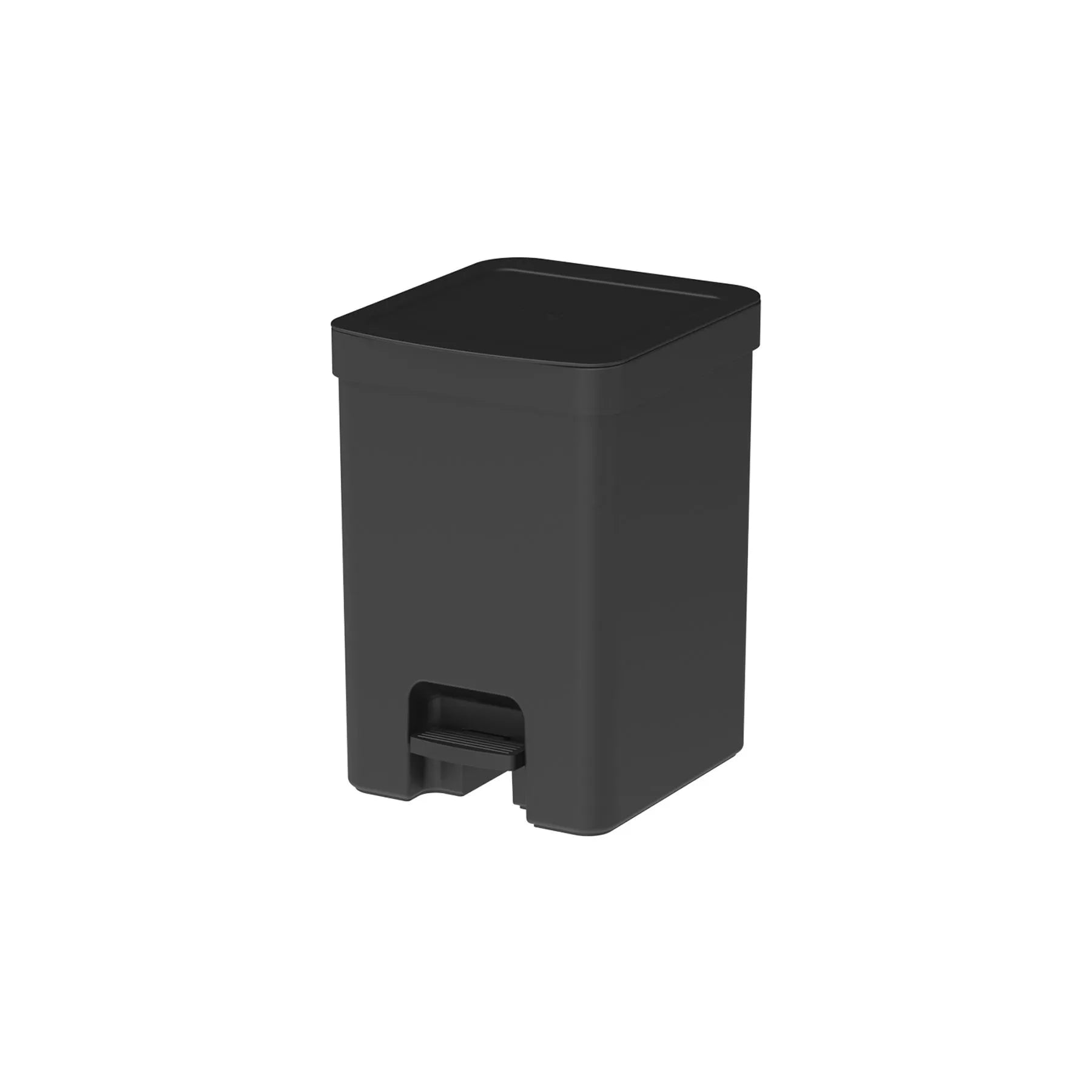 Basurero con pedal Trium de 12 Litros color negro