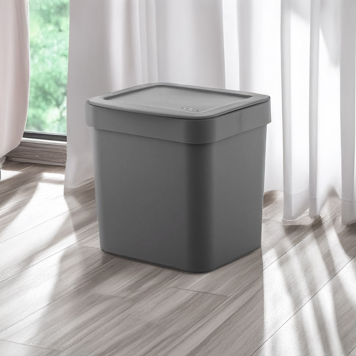 Basurero trium de 4,7 litros color plomo