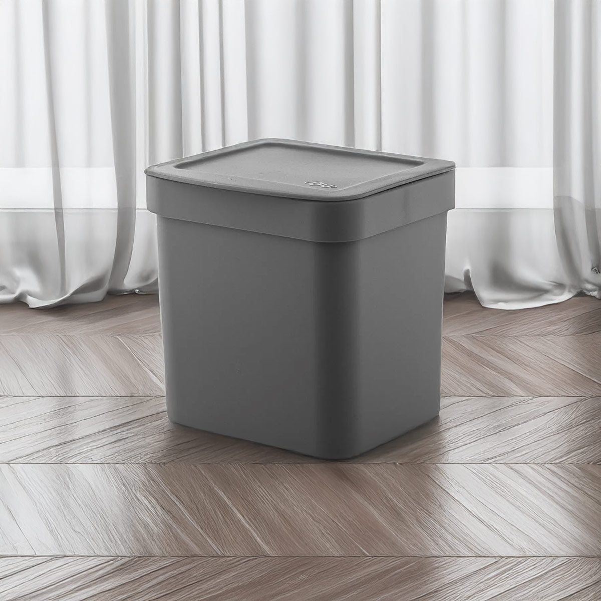 Basurero trium de 4,7 litros color plomo