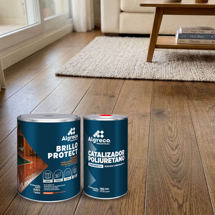 construccion pinturas kit barniz brillo protector mate galon algreco algr 447 mp madecentro