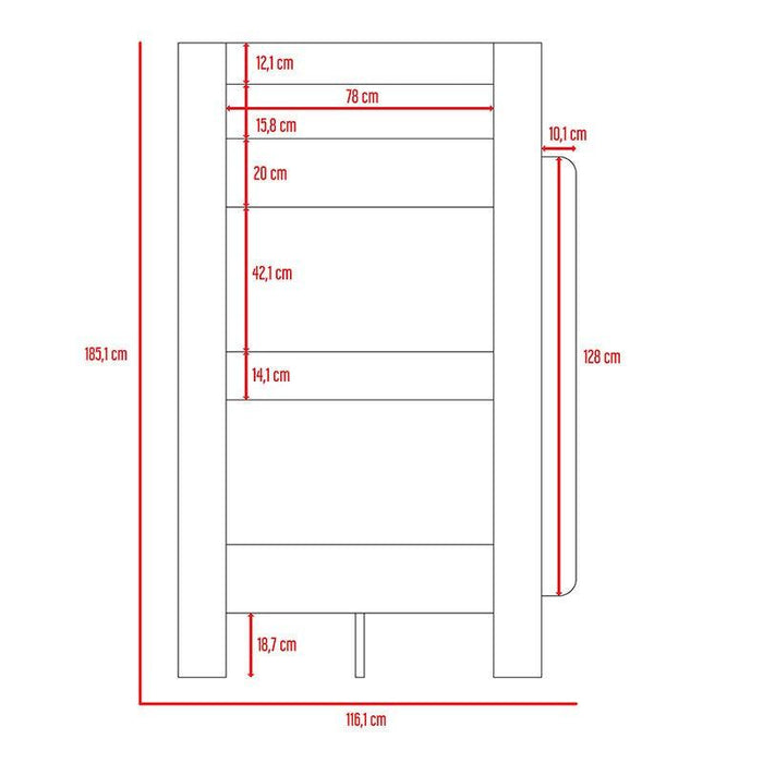 Camarote Flamenco, Cartagena y Avellana, con Baranda de Seguridad y Escalera Auxiliar de Acceso