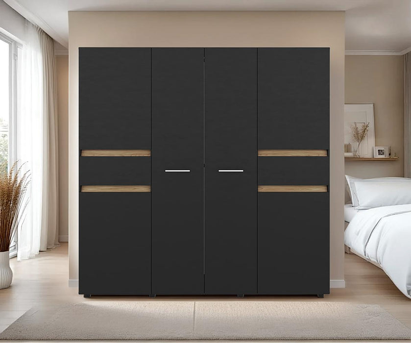 Closet Grande Imperial 200x200 Wengue y Fresno Europeo