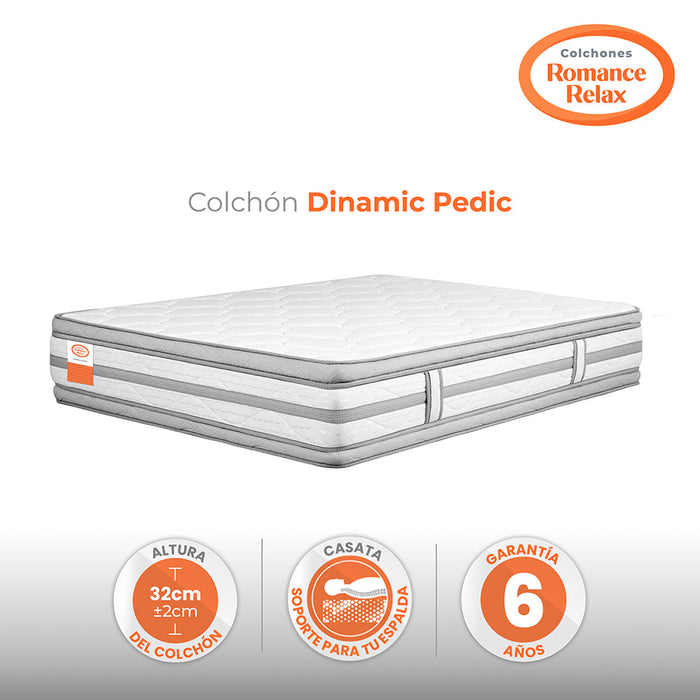 Colchón Rr Dinamic Pedic 200X200X32, King