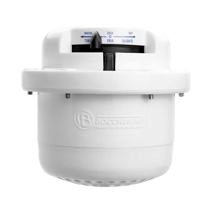 Ducha eléctrica  Fusión blanca 110V marca Boccherini