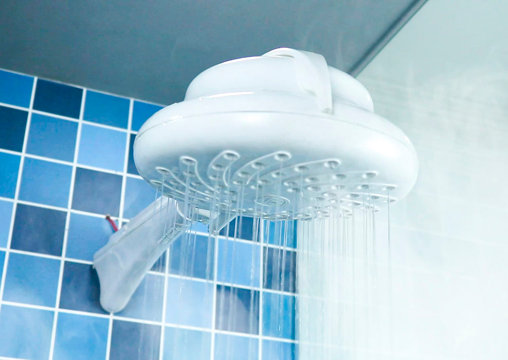 Ducha electrica maxi zent con selector  220v + niple forte marca Boccherini