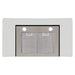 electrodomestico cocina campana peninsula 3 velocidades inoxidable 60 cm haceb 9003203 mp madecentro