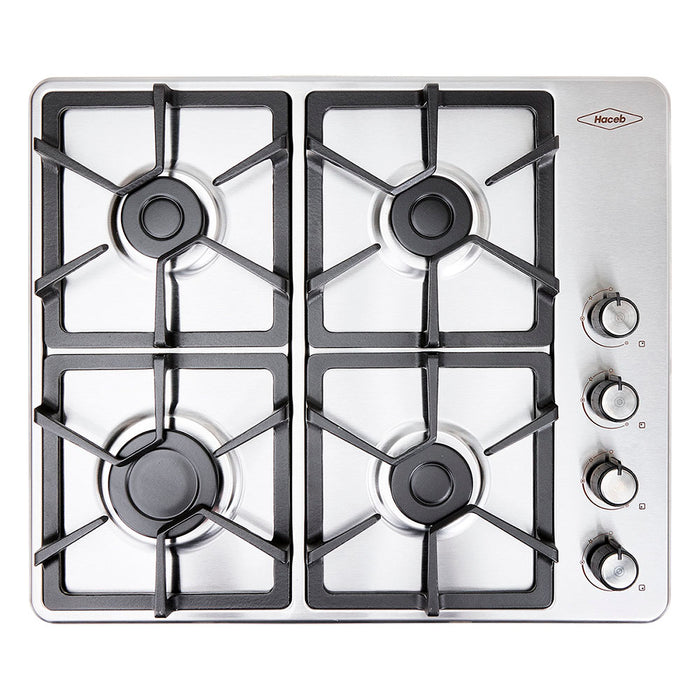 electrodomestico cocina estufa inoxidable 66x54 triple corona gas natural haceb 9003405 mp madecentro