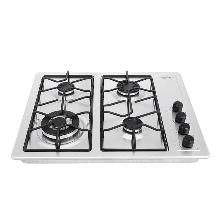 electrodomestico cocina estufa inoxidable 60x51 hierro fundido gas natural haceb 9003288 mp madecentro