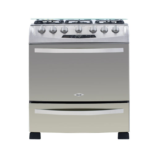 electrodomestico cocina estufa inoxidable 60x51 hierro fundido gas propano haceb 9003289 mp madecentro