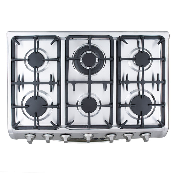 electrodomestico cocina estufa inoxidable 60x51 hierro fundido gas propano haceb 9003289 mp madecentro
