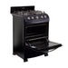 electrodomestico cocina estufa piso en cristal 60 cm gas propano negro haceb 9003521 mp madecentro